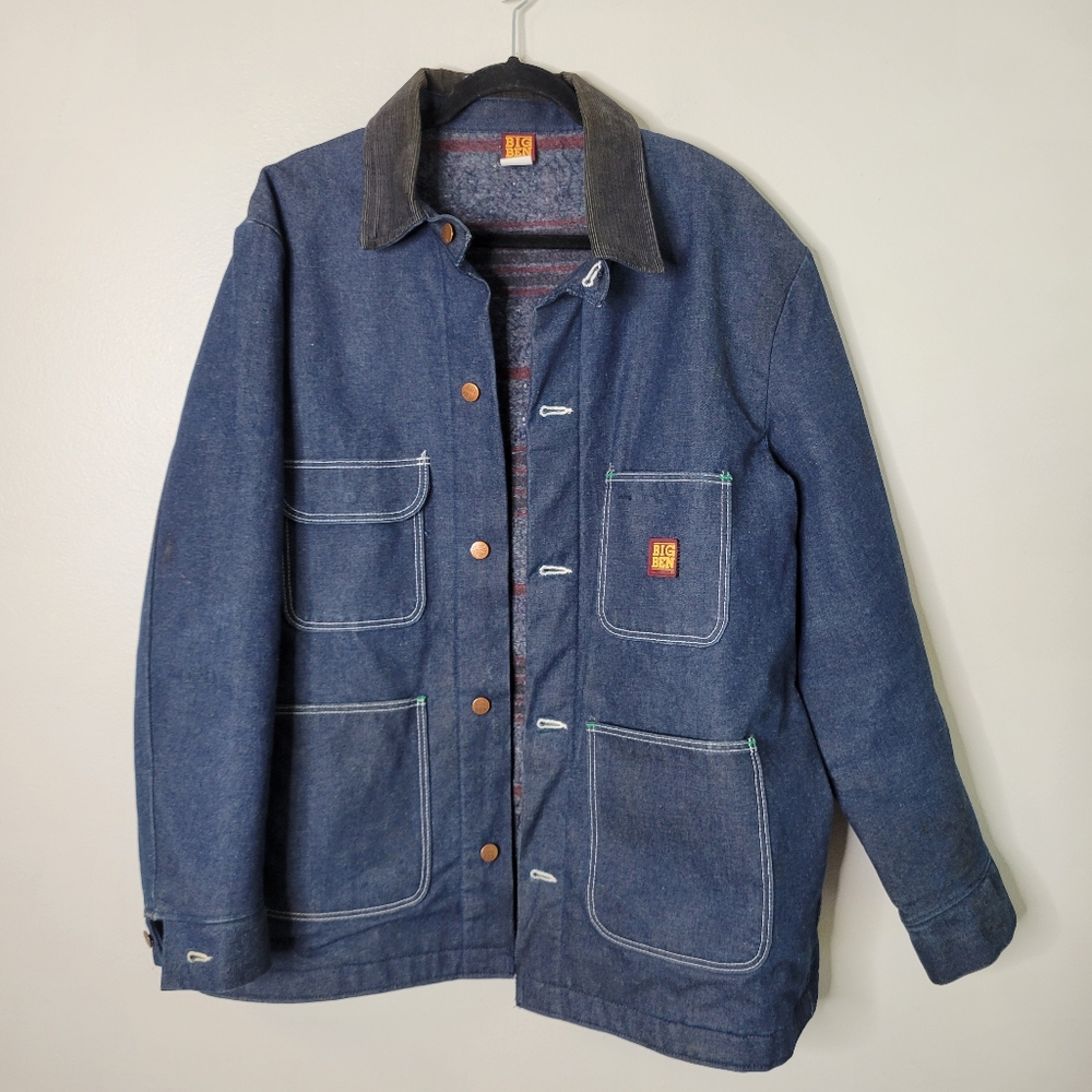 Big Ben 80's Blanket Lined Denim Chore Jacket